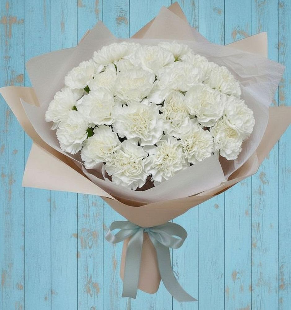 Букет цветов из: Гвоздики в Заречье