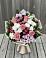 Букет цветов из: Альстромерии, Гвоздики, Розы и Хризантемы в Заречье