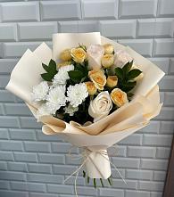 Букет цветов из:  Розы и Хризантемы в Заречье
