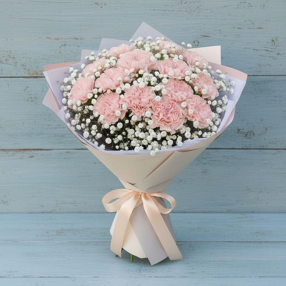 Букет цветов из: Гвоздики в Заречье