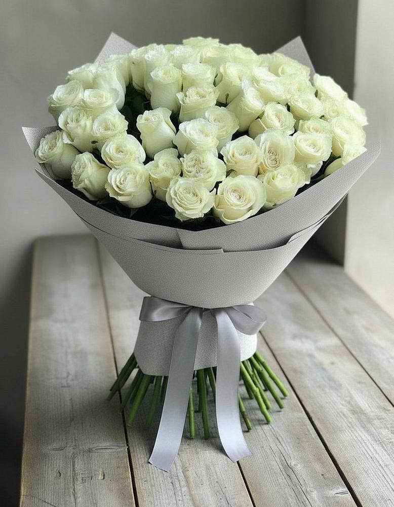 Букет 35 Белых роз в Заречье