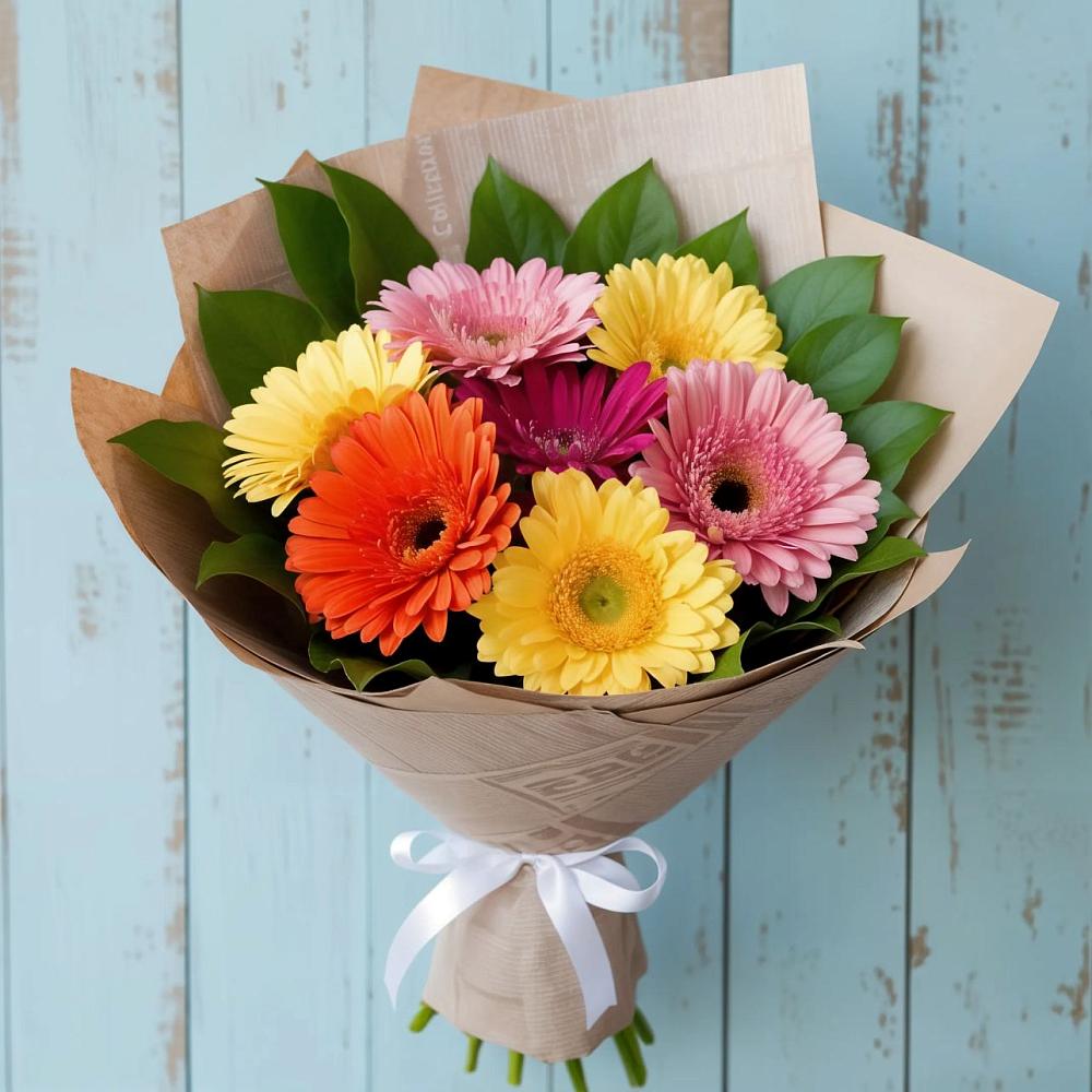 Букет цветов из: Герберы в Заречье