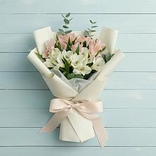 Букет цветов из:  Альстромерии в Заречье