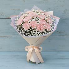 Букет цветов из:  Гвоздики в Заречье