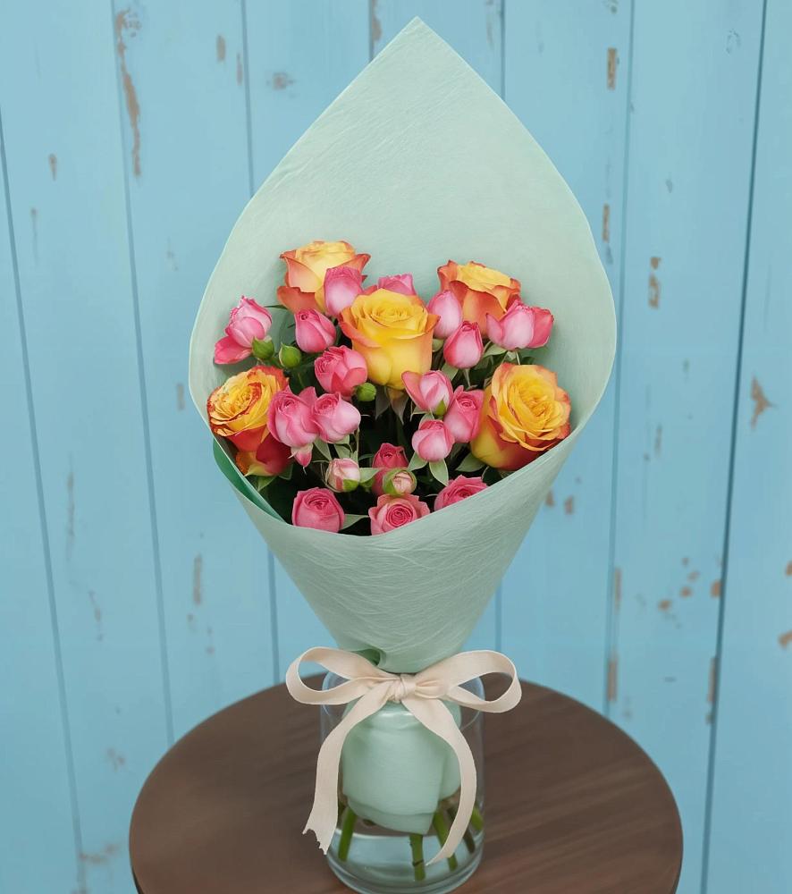 Букет цветов из: Розы в Заречье