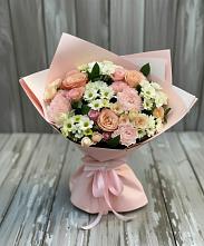 Букет цветов из:  Гвоздики, Розы и Хризантемы в Заречье
