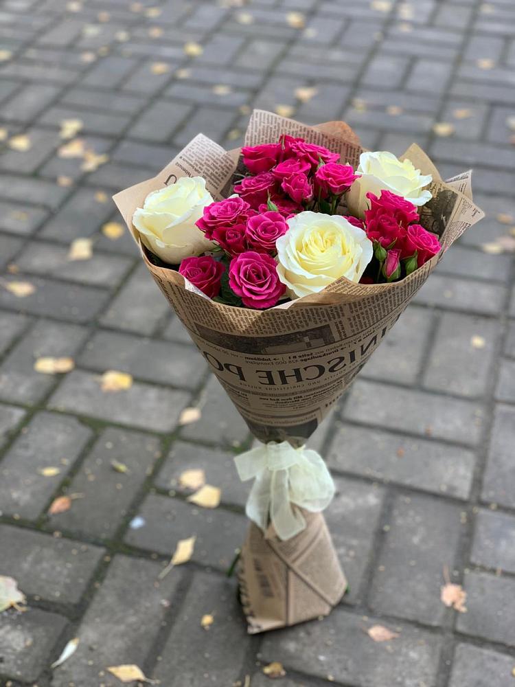 Букет цветов из: Розы в Заречье