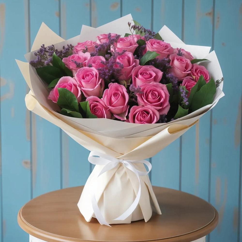 Букет цветов из: Розы в Заречье